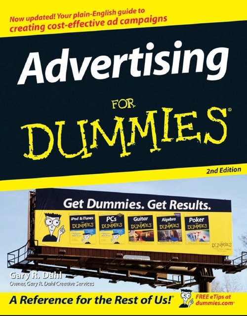 Product picture Advertising For Dummies With Gifts