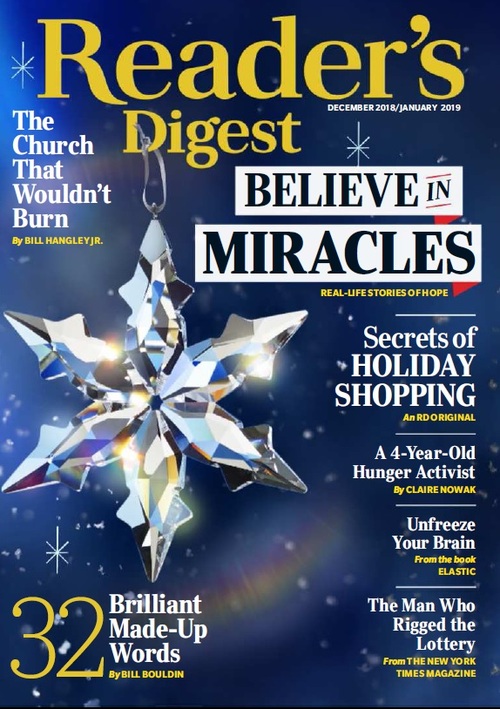 Product picture Readers Digest December 2018 US Edition